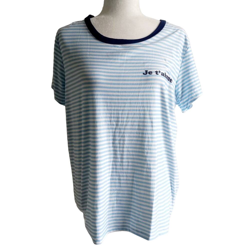 Streetwear Society Striped Crewneck Tee